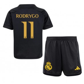 Real Madrid Rodrygo Goes #11 Rezervni Dres za Dječji 2023-24 Kratak Rukavima (+ kratke hlače)